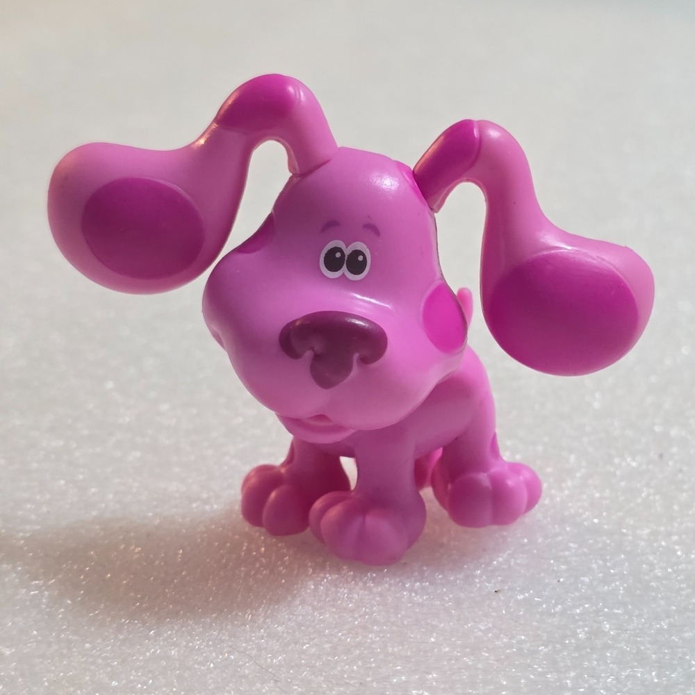 Just Play Viacom Blue's Clues Magenta the Dog Figure Cake Topper 2019 2.5"
